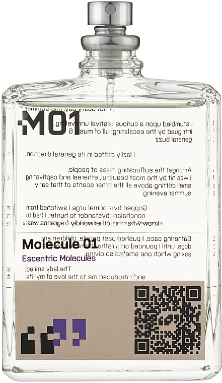 Escentric Molecules Molecule 01 Story Edition - Woda toaletowa — Zdjęcie N1
