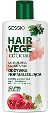 Kup Normalizująca odżywka do włosów Szałwia i granat - Sessio Hair Vege Cocktail Normalizing Conditioner