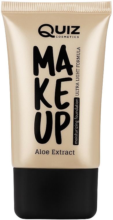 Podkład w płynie z wyciągiem z aloesu - Quiz Cosmetics Make Up With Aloe Extract — Zdjęcie N1