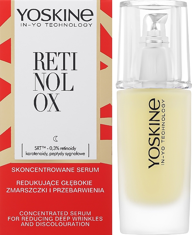 Skoncentrowane serum redukujące głębokie zmarszczki i przebarwienia - Yoskine Retinolox SRT-0,3% Concentrated Serum — Zdjęcie N2
