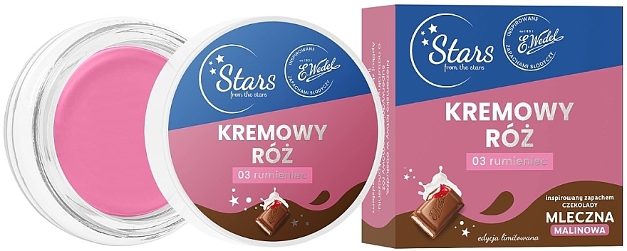 Róż w kremie - Stars from The Stars x Wedel Cream Blusher — Zdjęcie N1