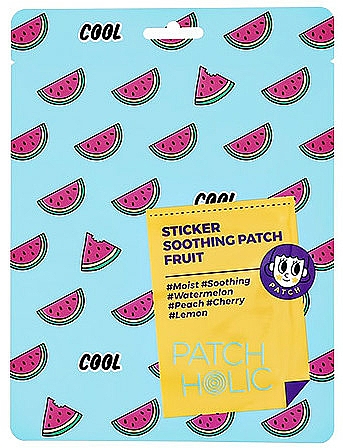 płatki pod oczy - Patch Holic Sticker Soothing Patch Fruit — Zdjęcie N1