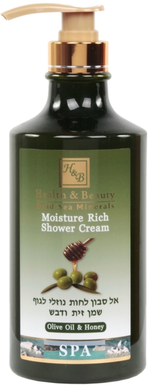 Kremowy żel pod prysznic Oliwa z oliwek i miód - Health And Beauty Moisture Rich Shower Cream — Zdjęcie N1