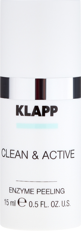 Peeling enzymatyczny do twarzy - Klapp Clean & Active Enzyme Peeling — Zdjęcie N1