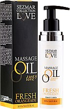 Kup Olejek do masażu Świeża oranżada - Sezmar Collection Love Massage Oil Fresh Orangeade