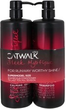 Kup Zestaw - Tigi Catwalk Sleek Mystique (sh/750ml + cond/750ml)