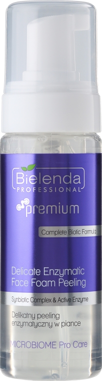 Delikatny peeling enzymatyczny w piance - Bielenda Professional Microbiome Pro Care — Zdjęcie N1
