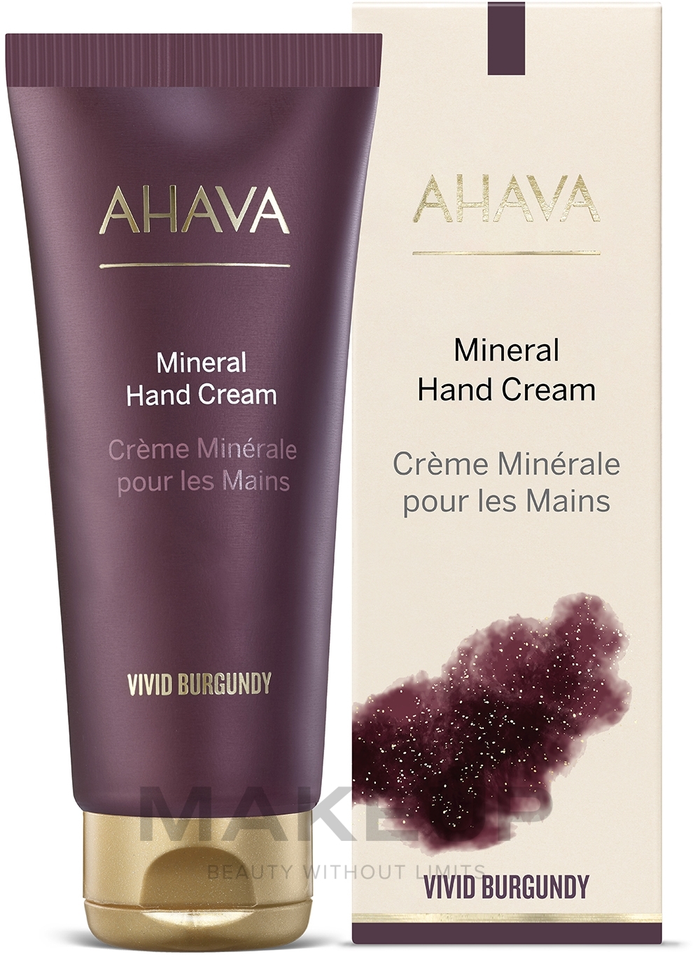 Krem do rąk - Ahava Vivid Burgundy Mineral Hand Cream — Zdjęcie 100 ml