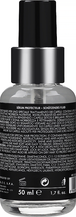 Zestaw - Acca Kappa Gift Set Protecting Fluid And Hair Brush (brush + fluid/50ml) — Zdjęcie N4