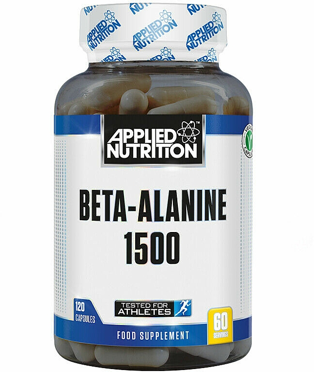 Beta-alanina w kapsułkach - Applied Nutrition Beta-Alanine 1500 mg — Zdjęcie N1