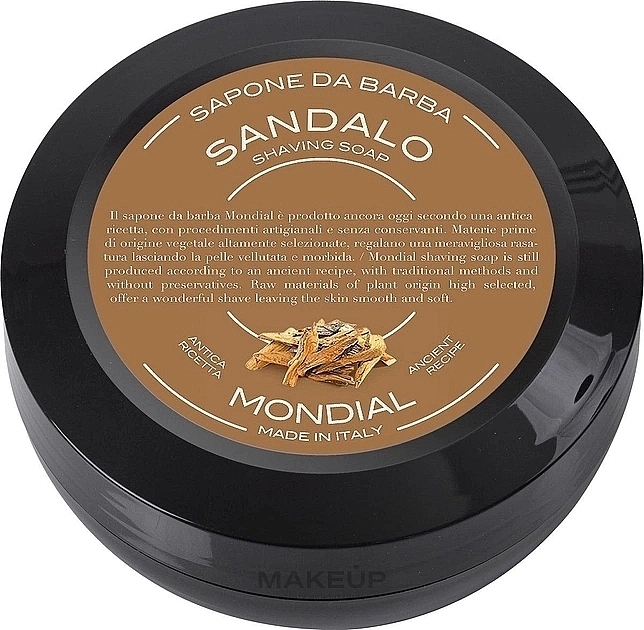 Mydło do golenia Sandalo - Mondial Shaving Soap  — Zdjęcie N1