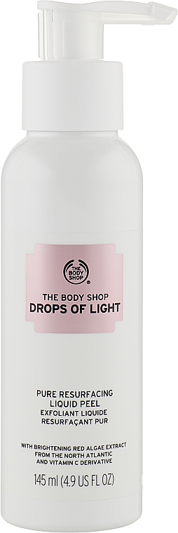 Płynny peeling do twarzy - The Body Shop Drops of Light Pure Resurfacing Liquid Peel — Zdjęcie N3