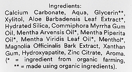 Organiczna pasta do zębów Świeża mięta - Urtekram Sensitive Fresh Mint Organic Toothpaste — Zdjęcie N3