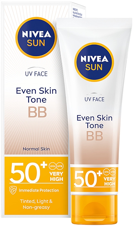 Krem BB do twarzy z filtrami UV - Nivea BB Cream SPF50+