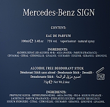 Mercedes Benz Mercedes-Benz Sing - Zestaw (edp 100 ml + dezodorant 75 g) — Zdjęcie N4