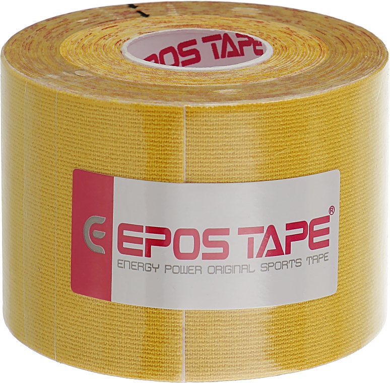 Taśma kinezjologiczna żółta - Epos Tape Original — Zdjęcie N1