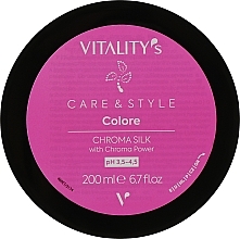 Maska do włosów farbowanych - Vitality's C&S Colore Chroma Silk Mask — Zdjęcie N2