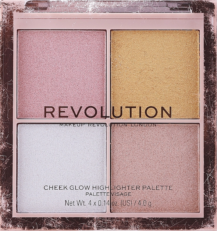 PRZECENA! Paleta do twarzy - Makeup Revolution Ultimate Lights Cheek Glow Palette * — Zdjęcie N4