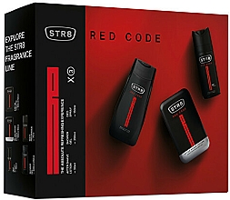 Kup STR8 Red Code - Zestaw (ash/lot 50 ml + deo/spray 150 ml + sh/gel 250 ml)