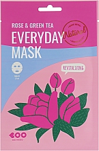 Kup Maseczka do twarzy z ekstraktem z róży i zielonej herbaty - Dearboo Everyday Mask Rose & Green Tea