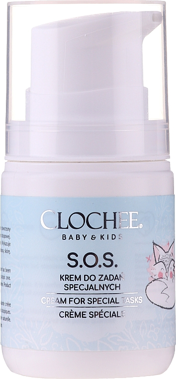 S.O.S Krem do ciała z prebiotykami i olejem z nasion ogórecznika lekarskiego - Clochee Baby&Kids — Zdjęcie N2