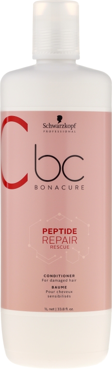 Regenerująca odżywka do włosów - Schwarzkopf Professional BC Bonacure Peptide Repair Rescue Conditioner — Zdjęcie N3