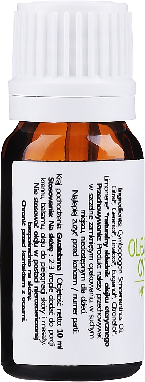 Naturalny olejek eteryczny Trawa cytrynowa - Natur Planet Essential Lemongrass Oil — Zdjęcie N2