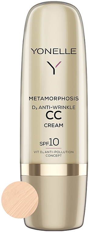 Przeciwzmarszczkowy krem CC SPF 10 - Yonelle Metamorphosis D3 Anti Wrinkle CC Cream — Zdjęcie N1