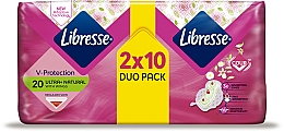 Podpaski higieniczne ultra, 20 szt. - Libresse 20 Ultra Thin Aloe Vera&Camomile Normal Soft — Zdjęcie N2