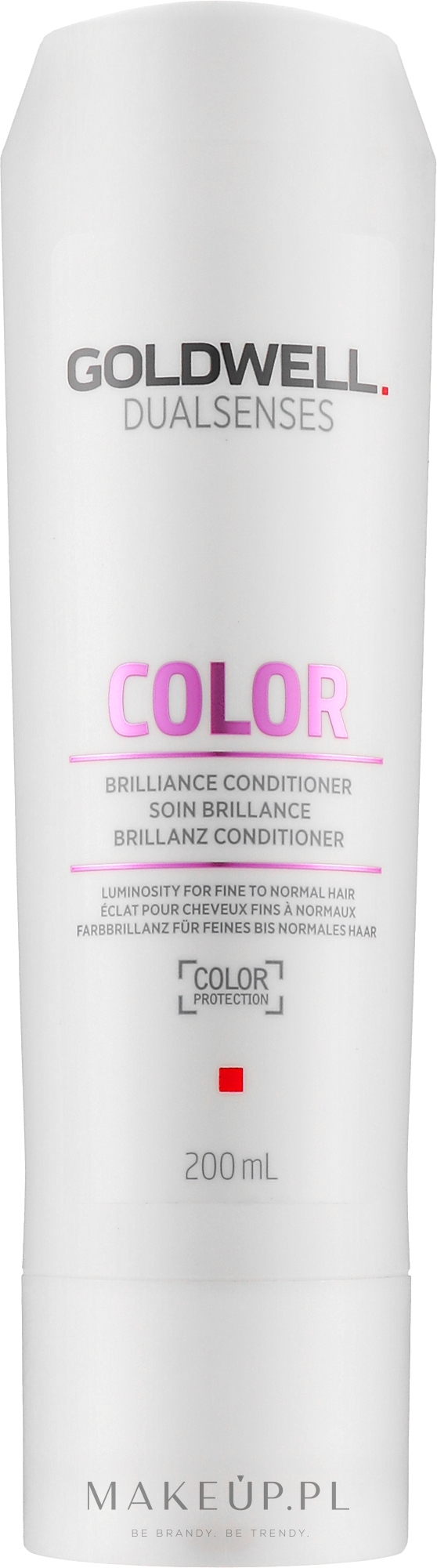 Nabłyszczająca odżywka do włosów farbowanych - Goldwell Dualsenses Color Brilliance Conditioner — Zdjęcie 200 ml
