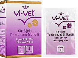 Kup Chusteczki oczyszczające do skóry po depilacji - Vi-Vet Liposoluble Wax Cleaning Wipes