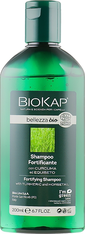 Wzmacniający szampon do włosów - BiosLine BioKap Fortifying Shampoo