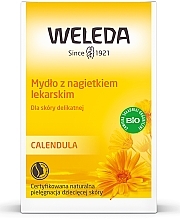 Nagietkowe mydło roślinne w kostce - Weleda Calendula Soap — Zdjęcie N1