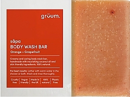 Mydło do ciała z pomarańczą i grejpfrutem - Gruum Sapa Body Bar Orange & Grapefruit — Zdjęcie N1