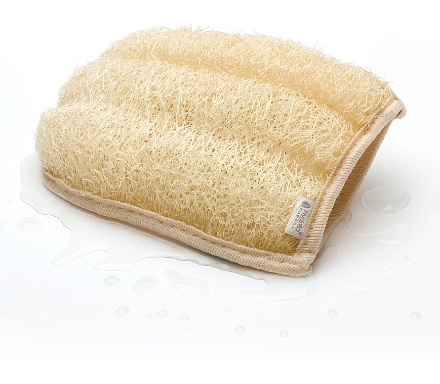 Rękawica do masażu Loofah i bawełna - Hydrea London Organic Egyptian Loofah SPA Mitt — Zdjęcie N4