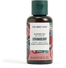 Żel pod prysznic - The Body Shop Strawberry Vegan Shower Gel (mini) — Zdjęcie N1