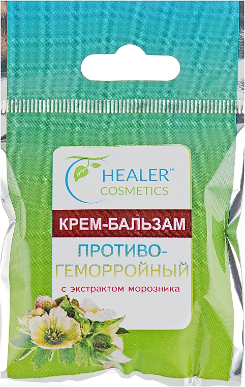 Krem-balsam przeciw hemoroidom - Healer Cosmetics