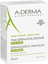 Mydło dermatologiczne dla podrażnionej skóry Owies Rhealba - A-Derma Soap Free Dermatological Bar — Zdjęcie N2