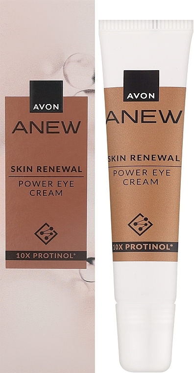 Odmładzający krem ujędrniający pod oczy z protinolem - Avon Anew Skin Renewal Power Eye Cream — Zdjęcie N2