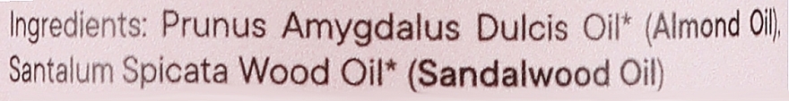 Organiczny olej Drzewo sandałowe - Eliah Sahil Organic Oil Body & Hair Sandalwood — Zdjęcie N2