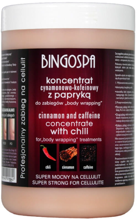 Koncentrat cynamonowo-kofeinowy z papryką - BingoSpa Concentrate Cinnamon-Caffeine With Peppers — Zdjęcie N1