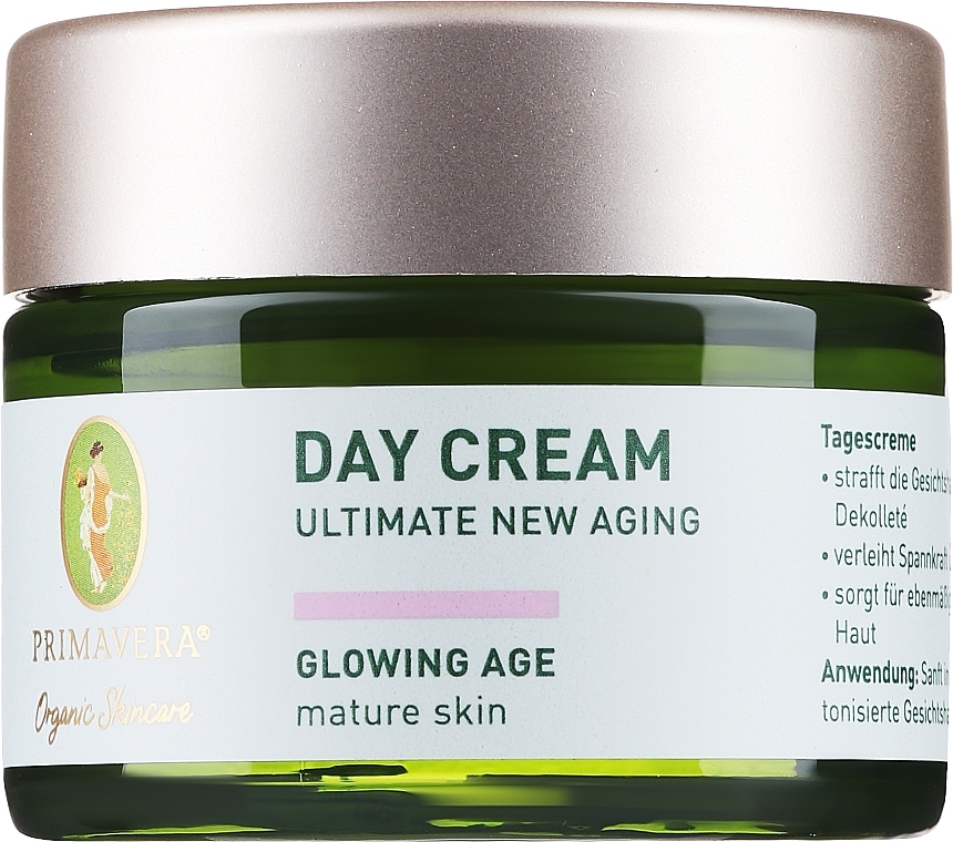 Krem do twarzy na dzień - Primavera Organic Skincare Day Cream Ultimate New Aging Glowing Age — Zdjęcie N2