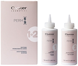 Kwasowy system do kręcenia włosów pH 6,9 - Oyster Cosmetics Perm 6.9 (lotion/100ml + neutral/100ml) — Zdjęcie N1