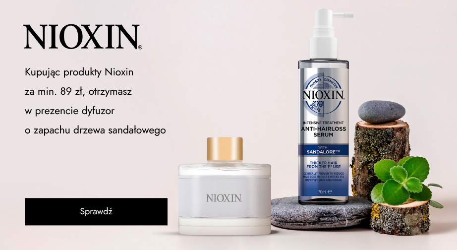 Kupując produkty Nioxin za min. 89 zł, otrzymasz w prezencie dyfuzor o zapachu drzewa sandałowego.