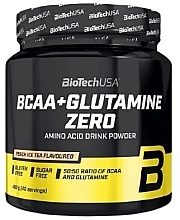 Kup Kompleks aminokwasów i glutaminy o smaku mrożonej herbaty brzoskwiniowej - BioTechUSA BCAA + Glutamine Zero Peach Ice Tea Amino Acid Drink Powder