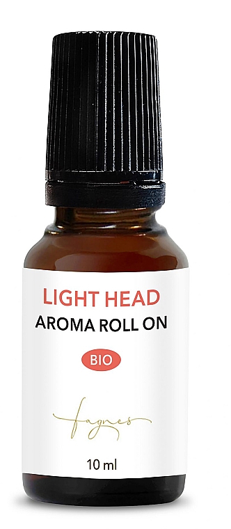 Mieszanka olejków eterycznych na ból głowy, roll-on - Fagnes Aromatherapy Bio Light Head Aroma Roll-On — Zdjęcie N1