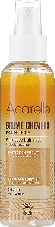 Ochronna mgiełka do włosów Oleje karanja i buriti - Acorelle Nature Sun Protective Hair Mist