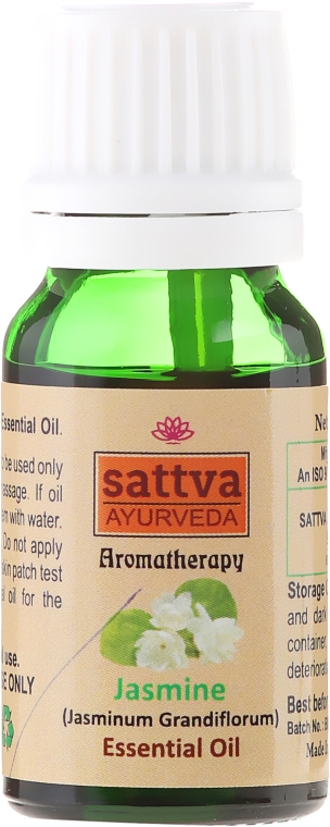 Olejek jaśminowy - Sattva Ayurveda Aromatherapy Jasmine Essential Oil — Zdjęcie N2