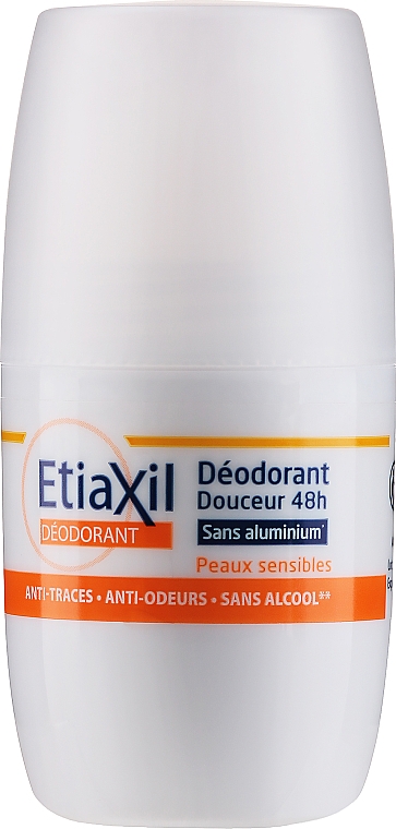 Dezodorant w kulce - Etiaxil Deodorant Gentle Protection 48H Roll-on — Zdjęcie N2