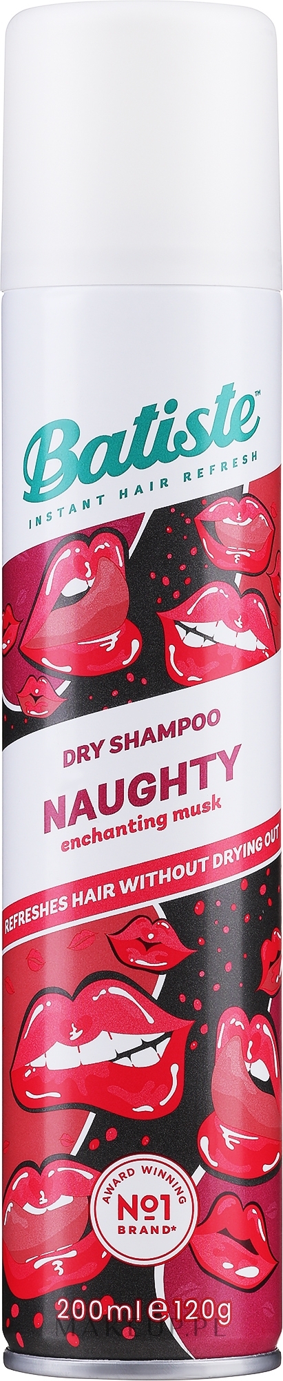 Suchy szampon do włosów - Batiste Dry Shampoo Naughty — Zdjęcie 200 ml